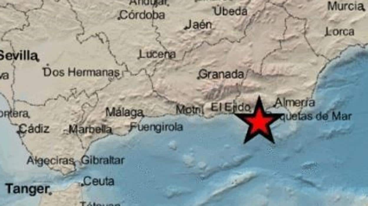 Un terremoto de magnitud 3,2 con epicentro en La Mojonera se deja sentir en Almería