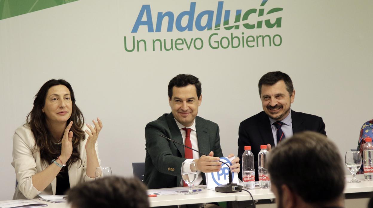 Juanma Moreno Bonilla preside la reunión del comité ejecutivo regional del PP andaluz