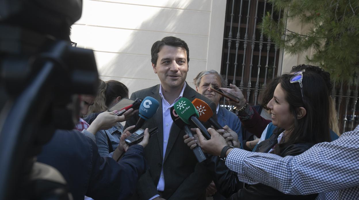 José María Bellido, en una reciente rueda de prensa en Córdoba