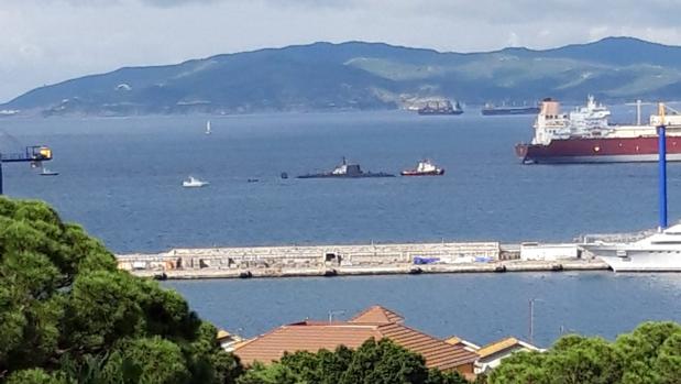 Llega otro submarino nuclear a Gibraltar, el cuarto en lo que va de año