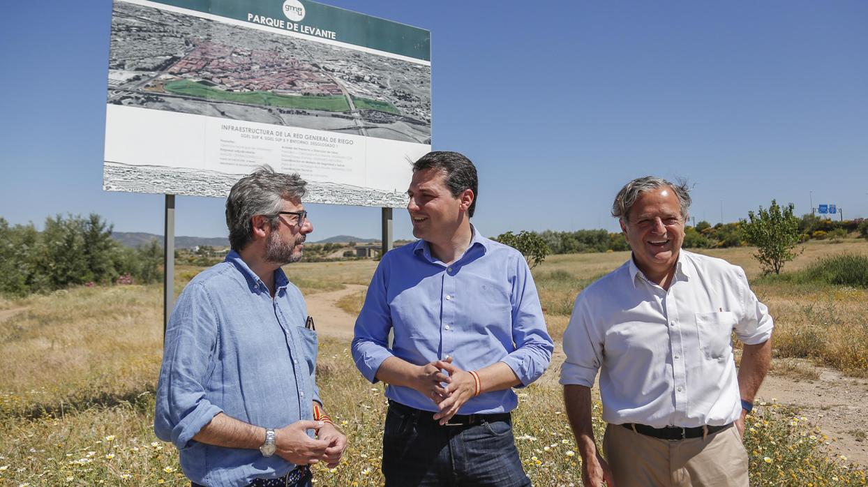 Candidatos del PP en el Parque de Levante