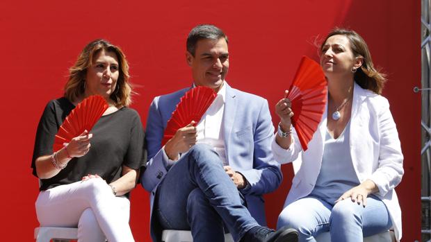 Pedro Sánchez llama en Córdoba a frenar al «trifachito» con un voto masivo y socialista