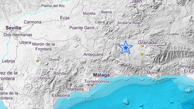 Un terremoto de 3,4 grados se deja sentir en Granada
