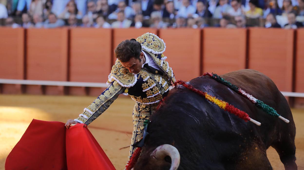 Ferrera en una de sus últimas apariciones en los ruedos en la pasada Ferial de Abril