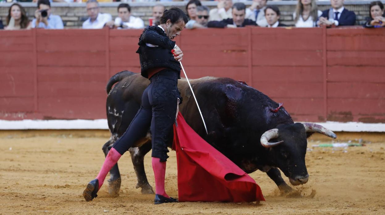 Finito de Córdoba, en un momento de la corrida de ayer