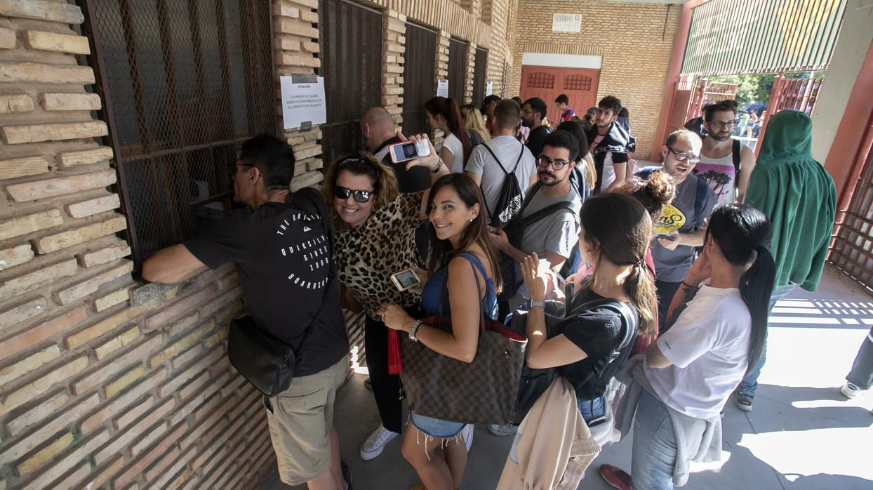 Distribución de las entradas en la Plaza de Toros