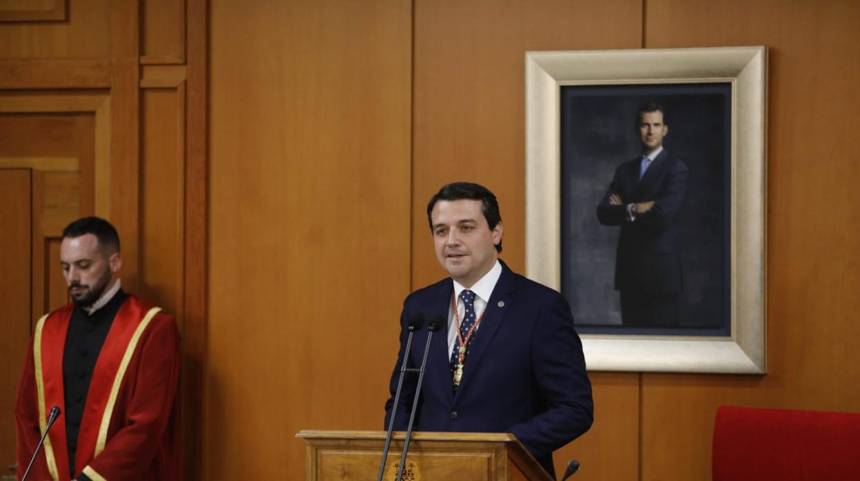 José María Bellido, en su primer discurso como alcalde de Córdoba