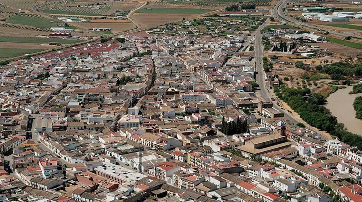 Vista aérea de la localidad