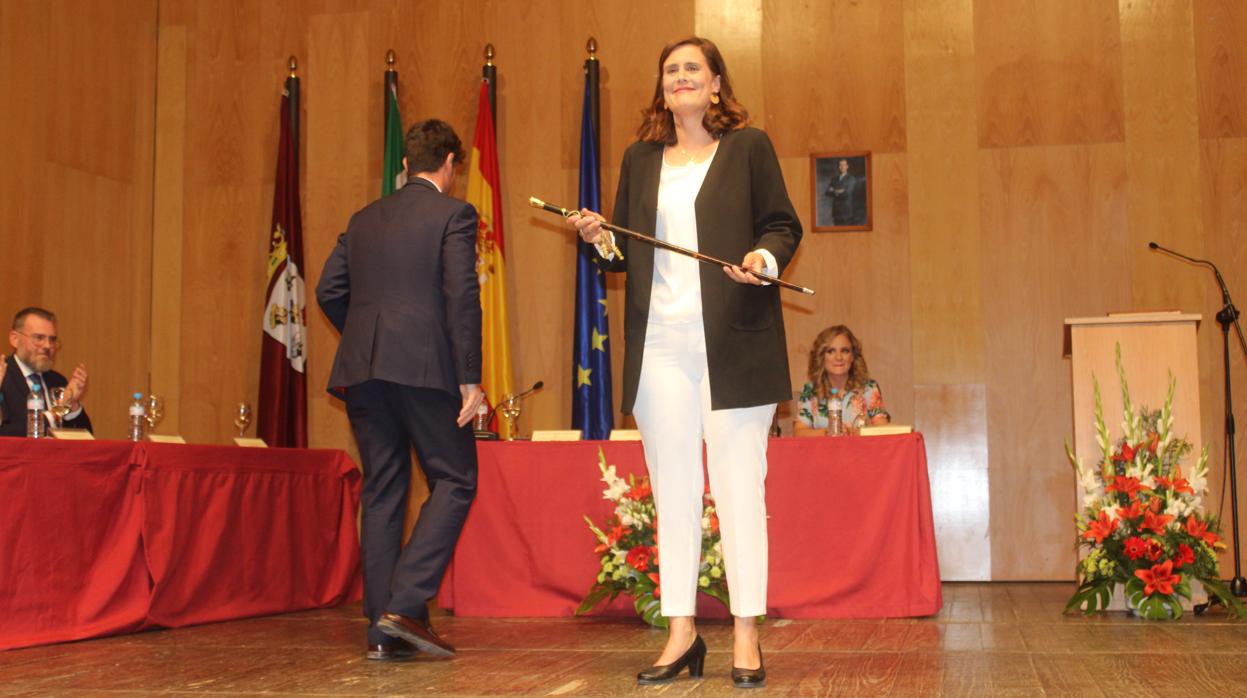 La alcaldesa de Baena, Cristina Piernagorda