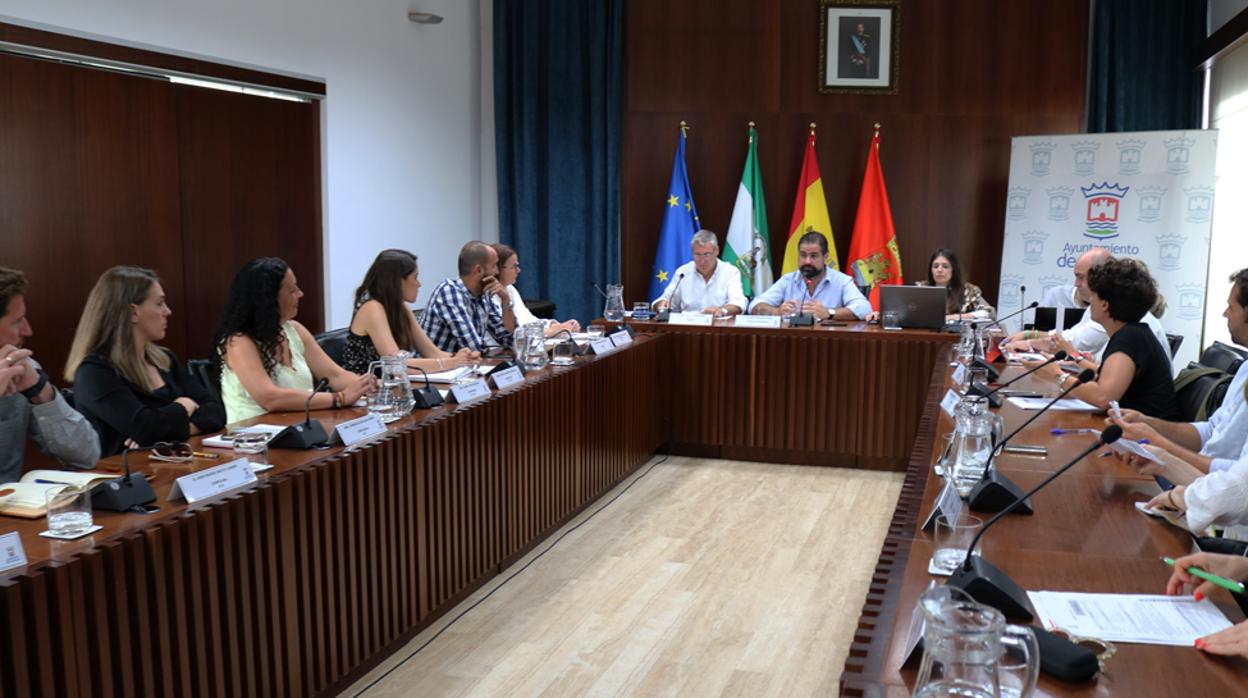 Un momento de la sesión plenaria en Cartaya