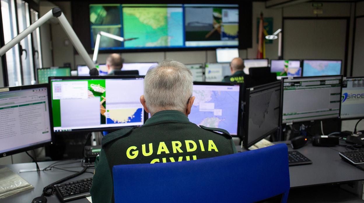 Imagen del centro de operaciones de la Comandancia de la Guardia Civil de Algeciras