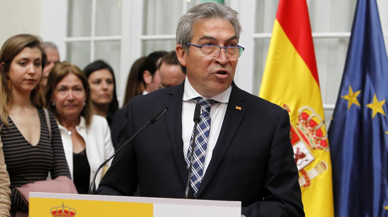 El delegado del Gobierno en Andalucía, Lucrecio Fernández, habló del caso