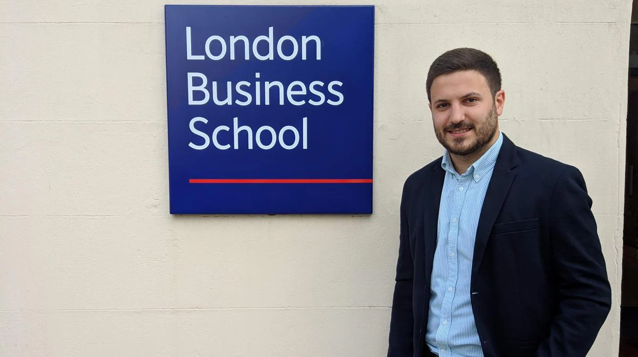 Pablo Bellido en el London Business School