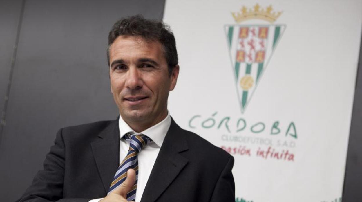 Pedro Cordero en su etapa como director deportivo del Córdoba CF