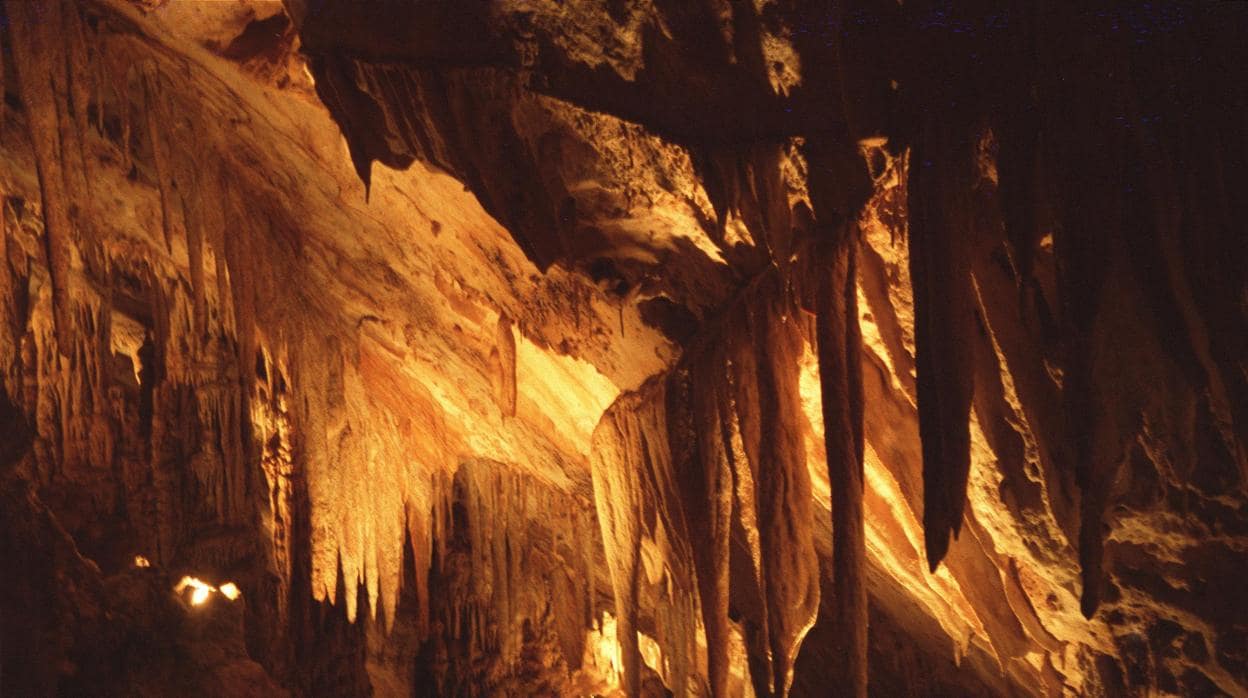 Interior de la Cueva de los Murciélagos (Cueva del Ángel) en Zuheros