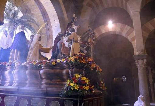 La Borriquita en la Catedral en la Semana Santa de 2017