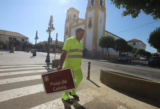 La plaza de Cañero de Córdoba recupera su nombre