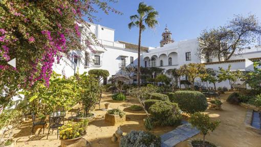 Un patio del palacio de Medina Sidonia