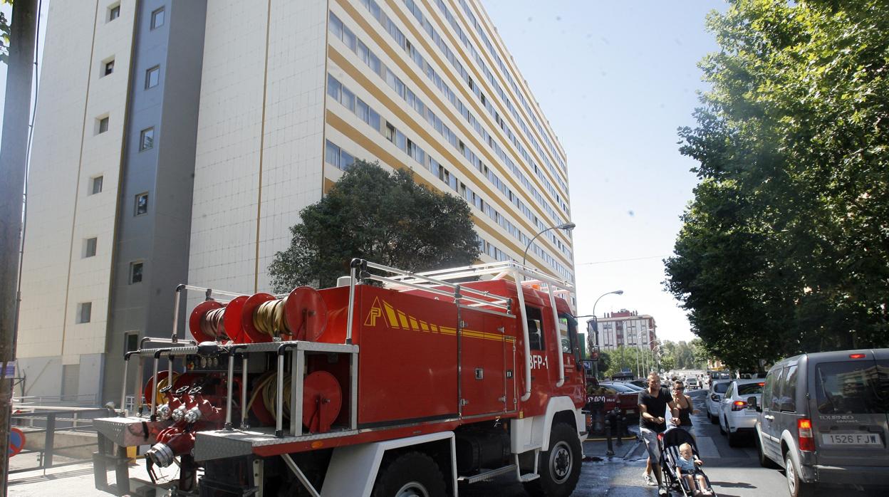 Imagen de archivo de un camión de bomberos