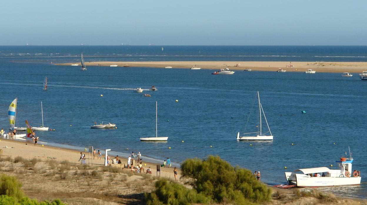 Vista de la Flecha o Nueva Umbría de Huelva