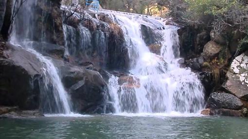 Una de las cascadas de la Garganta del gran Capitán, en Algeciras