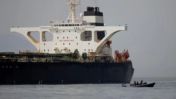 EE.UU. solicita a Gibraltar la detención del petrolero «Grace 1», que iba a ser liberado por el Peñón