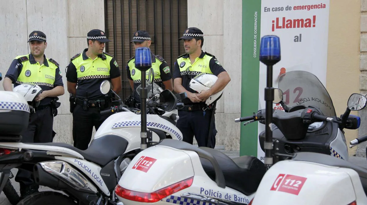 Un acto de presentación de la Policía Local de Córdoba