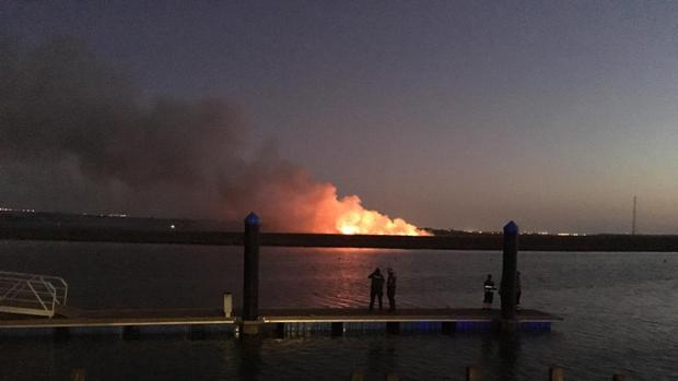 Una avioneta ultraligera se ha estrellado en una zona de marismas de Huelva