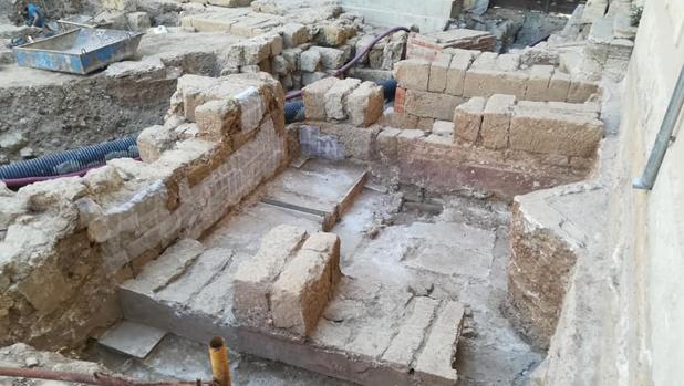 Descubren los cuartos de baño del Alcázar Califal de Córdoba