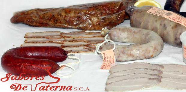 Butifarra, pringá, zurrapa, chicharrón, lomo, productos de Sabores de Paterna inmovilizados desde hoy por la alerta