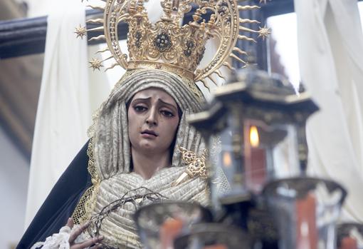 María Santísima en su Soledad, el Viernes Santo de Córdoba