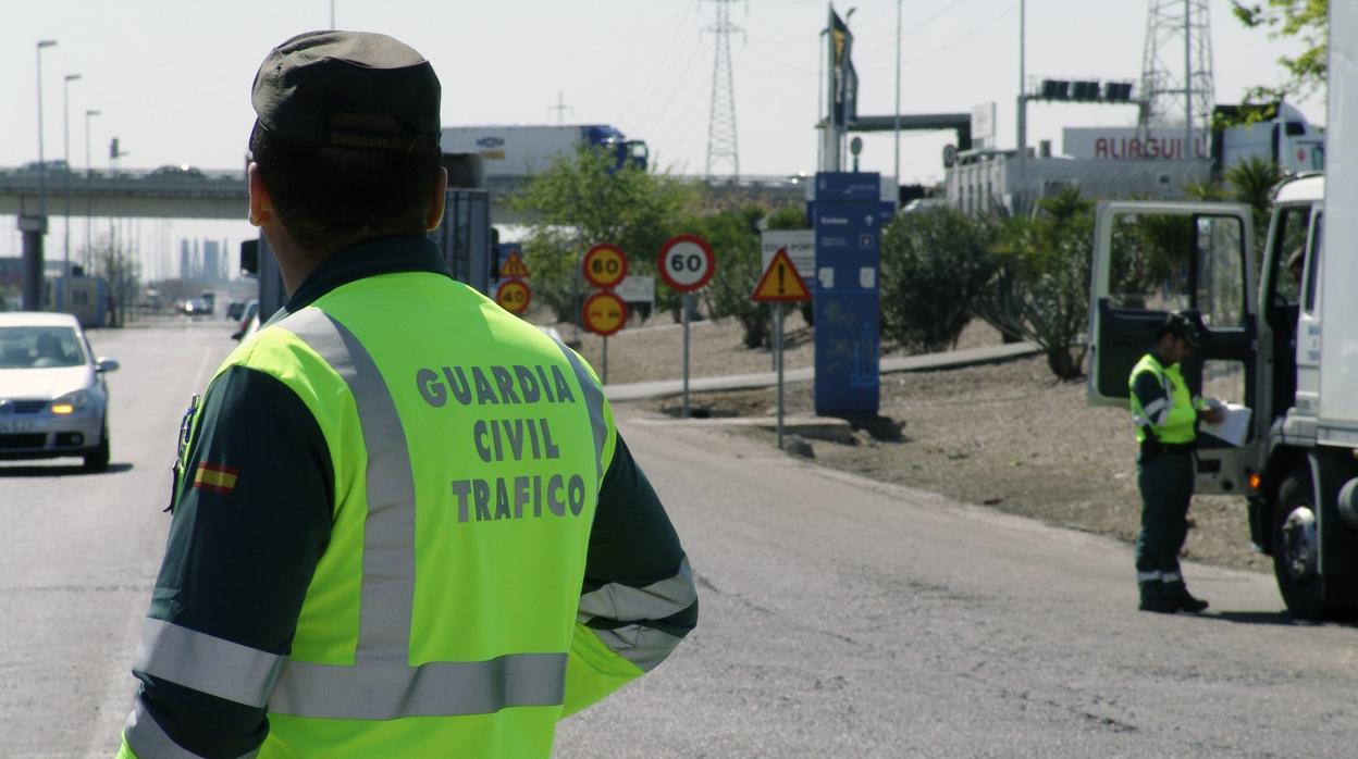 Control de la Guardia Civil de Tráfico