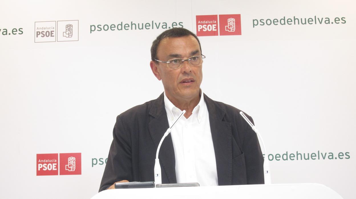 El secretario general del PSOE de Huelva, Ignacio Caraballo