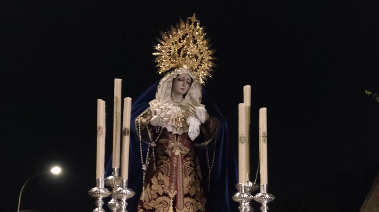 Nuestra Señora Reina de los Apóstoles, por las calles de la Fuensanta
