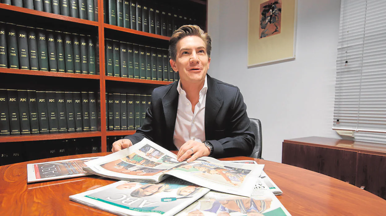 Aleix Sanmartín, en la redacción de ABC Córdoba