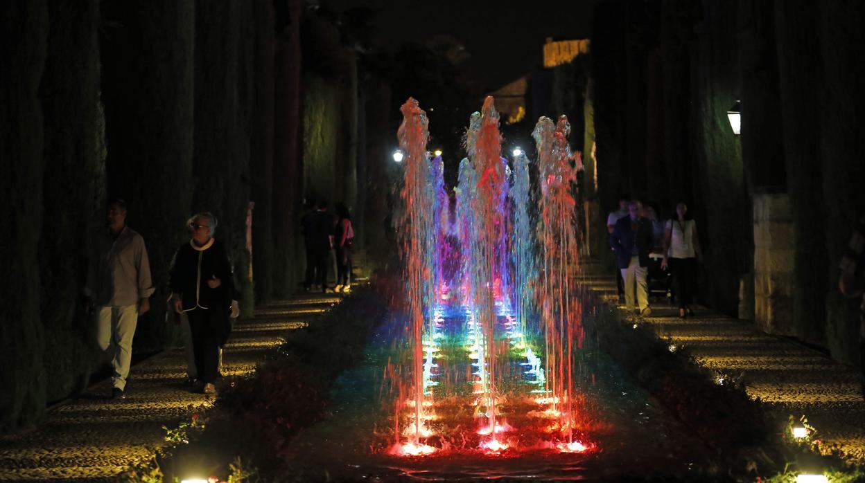 Espectáculo nocturno del Alcázar de los Reyes Cristianos