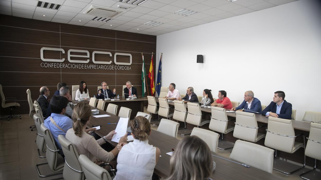 Reunión en Ceco de la Comisión de Turismo y la Delegación de Turismo