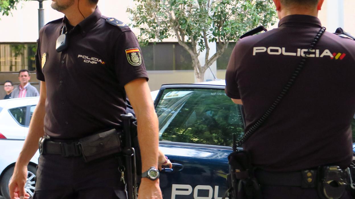 Dos agentes de la Policía Nacional