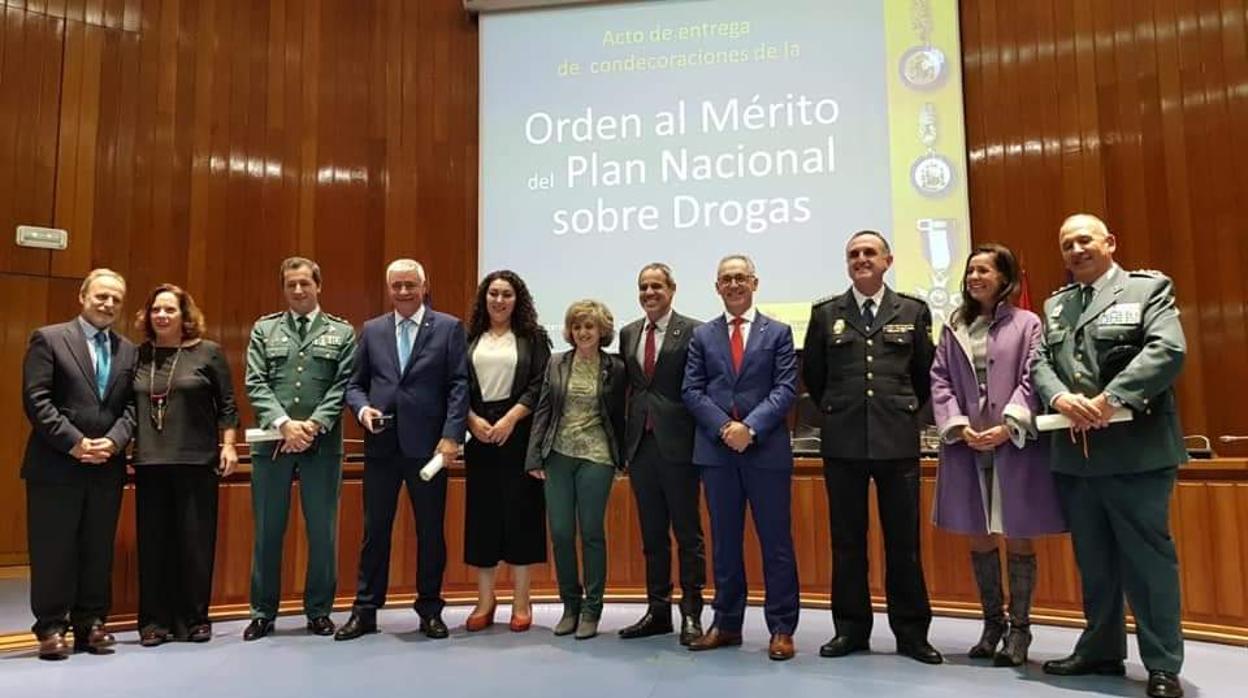 magen de autoridades y premiados por el Plan Nacional sobre Drogas