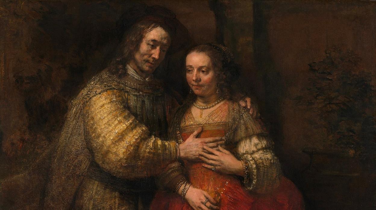 Cuadro «La novia judía», de Rembrandt