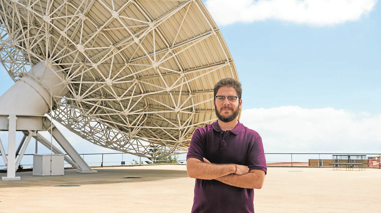 Rafael Luque, en el Instituto de Astrofísica de Canarias