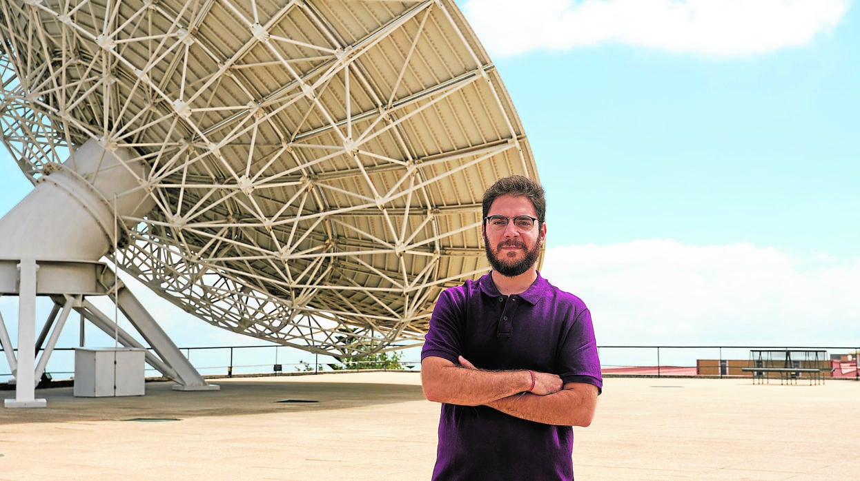 Rafael Luque, en el Instituto de Astrofísica de Canarias