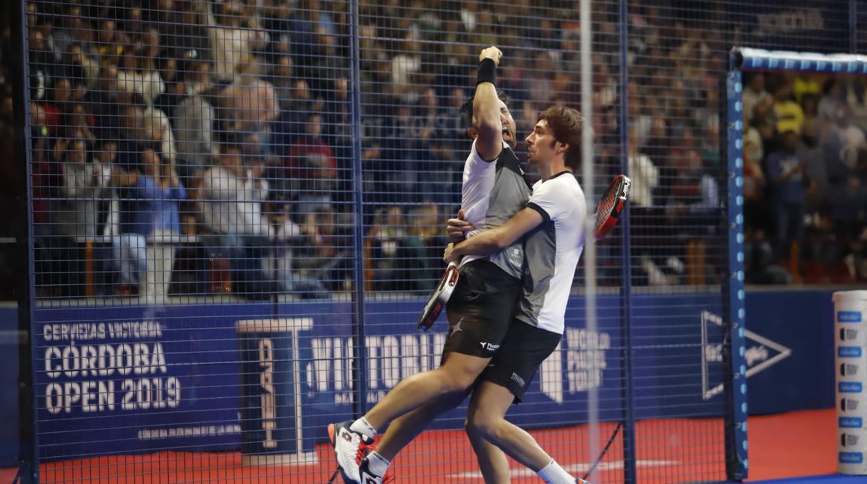 Mati y Stupa celebran la victoria en la final en el Open Córdoba que se ha jugado en Vista Alegre