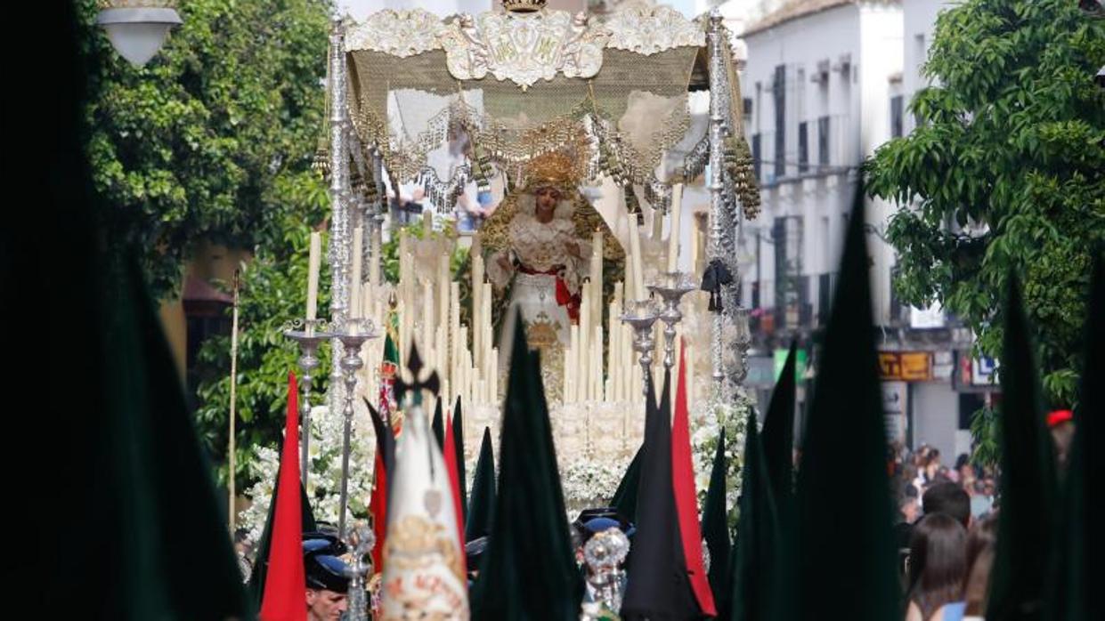 La Virgen de la Esperanza el pasado Domingo de Ramos