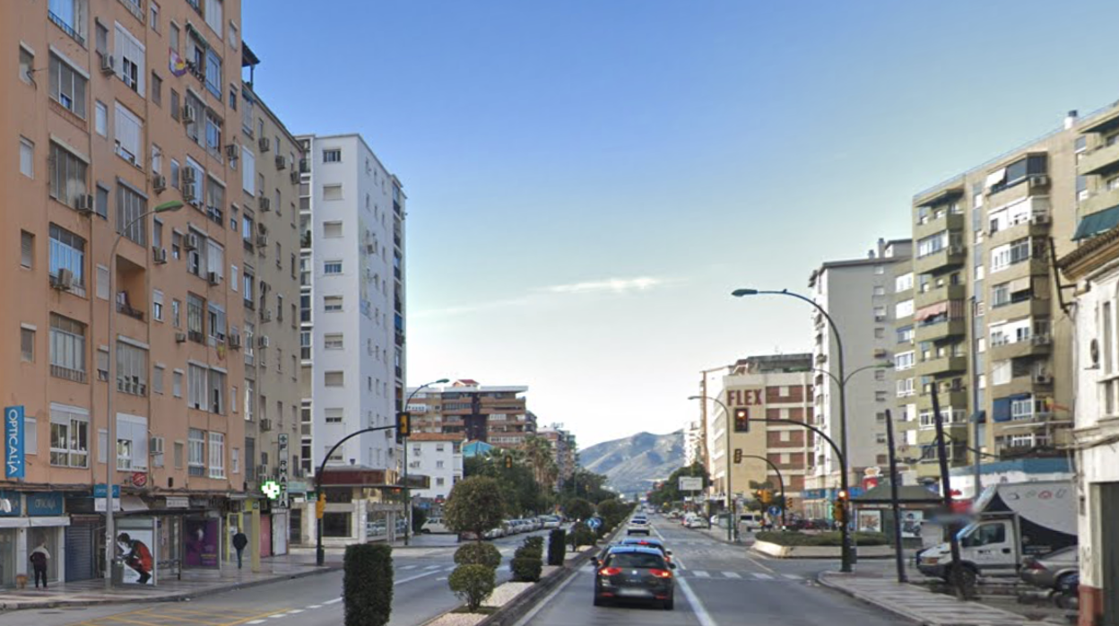 Bloques de pisos en el distrito de Carretera de Cádiz en Málaga capital