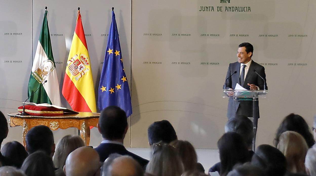 Toma de posesión del nuevo Gobierno andaluz en San Telmo