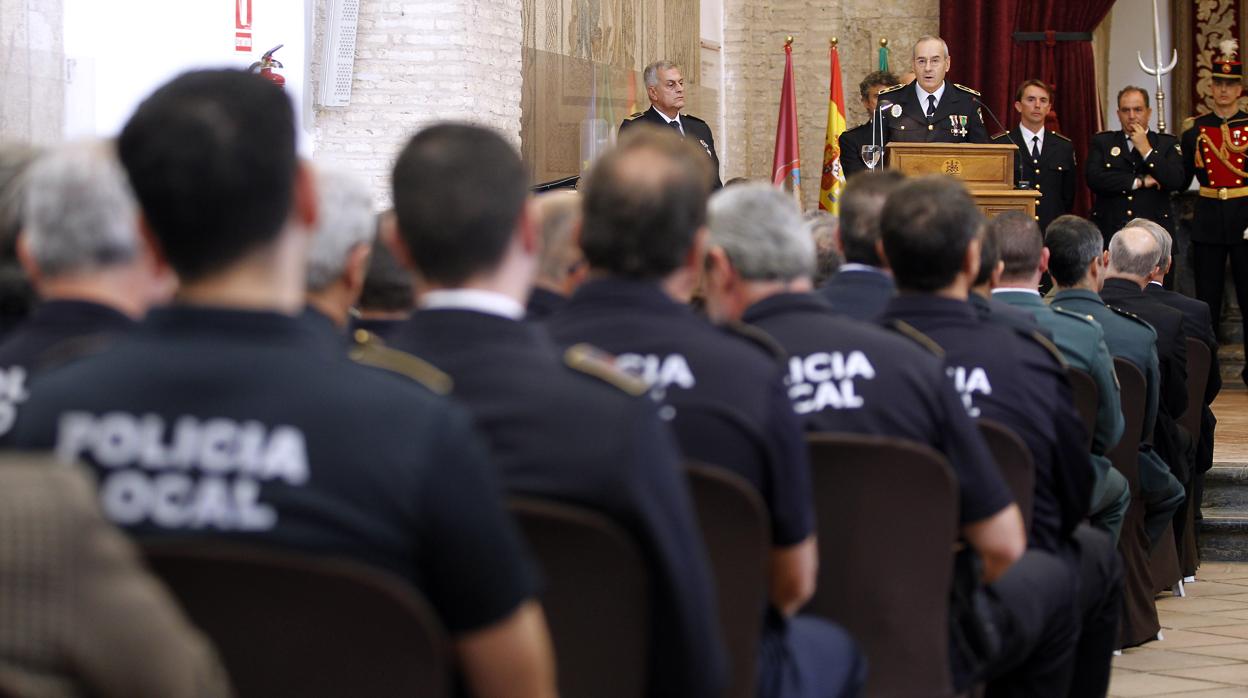 Agentes de la Policía Local en un acto institucional