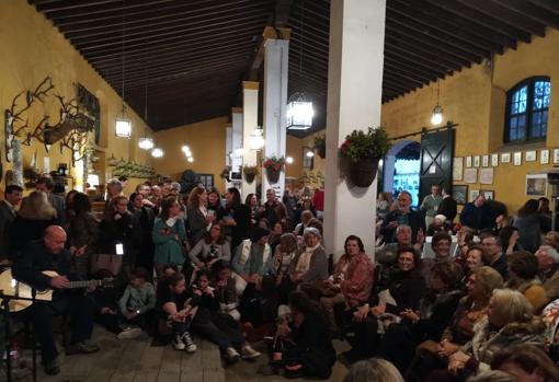 Una de las zambombas celebradas este domingo en Jerez