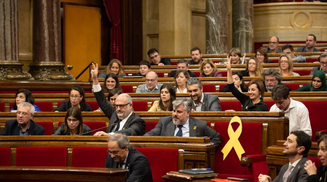 Imagen de archivo del Parlamento catalán