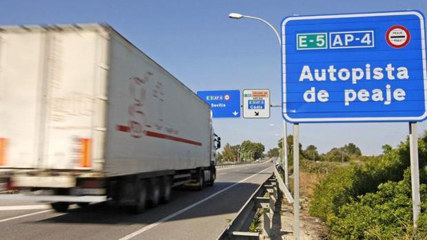Fomento confirma que la AP-4 entre Sevilla y Cádiz será gratis desde el 1 de enero